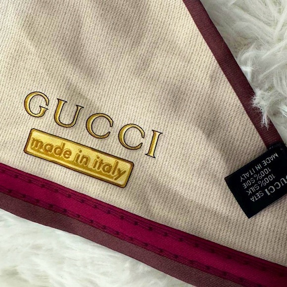 Authentic Vintage Gucci Rare Monogram GG Zip Horsebit Web Silk Bandeau - Picture 5 of 6